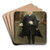 Portrait of a Man by Jan Maurits Quinkhard Art Drink Coaster set Portrait of a Man by Jan Maurits Quinkhard Art Drink Coaster set
