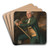 George Robertson by John Francis Rigaud Art Drink Coaster set George Robertson by John Francis Rigaud Art Drink Coaster set
