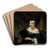 Portret van Elisabeth Dell by Ferdinand Bol Art Drink Coaster set