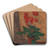 Cyclamen by Roger Fry Art Drink Coaster set Cyclamen by Roger Fry Art Drink Coaster set