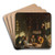 Tyrolese Interior by John Singer Sargent Art Drink Coaster set
