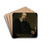 Portrait of Johannes Lutma by Jacob Adriaensz Backer Drink Coasters - set of 4