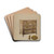 Chest by Eva Wilson Drink Coasters - set of 4