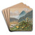 Lofer mit den Loferer Steinbergen by Vincenz Havlicek Art Drink Coaster set