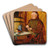 Stillvergngt (A Monk with a Tobacco Box) by Eduard von Grtzner Art Drink Coaster set