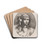 Cassandra, from Troilus and Cressida, Act II, Scene 4 by John Hamilton Mortimer Drink Coasters - set of 4