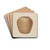 Stoneware Flower Pot by Annie B. Johnston Drink Coasters - set of 4 Stoneware Flower Pot by Annie B. Johnston Drink Coasters - set of 4