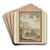 Italienische Landschaft mit Medici-Brunnen by Claude-Louis Chtelet Art Drink Coaster set