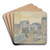 View of the artist's studio in Paris by Albert Edelfelt Art Drink Coaster set