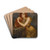 Lorelei, the Nymph of the Rhine by Charles Edward Hall Drink Coasters - set of 4 Lorelei, the Nymph of the Rhine by Charles Edward Hall Drink Coasters - set of 4