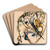 Watercolour with Seven Strokes by Wassily Kandinsky Art Drink Coaster set