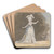 Figure Study of a Lady. by James Miller Art Drink Coaster set Figure Study of a Lady. by James Miller Art Drink Coaster set
