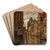 A canal in Dordrecht by Tina Blau Art Drink Coaster set