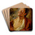 Job by Jacob Jordaens Art Drink Coaster set