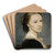 Portrait of Anna Elisabeth Burckhardt-Brenner by Arnold Bcklin Art Drink Coaster set