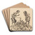 Der Ameisenhaufen by Heinrich Kley Art Drink Coaster set