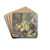 Fruchtstck mit Trauben, Pfirsichen usw., dabei eine Rose by Willem van Leen Drink Coasters - set of 4 Fruchtstck mit Trauben, Pfirsichen usw., dabei eine Rose by Willem van Leen Drink Coasters - set of 4