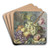 Fruchtstck mit Trauben, Pfirsichen usw., dabei eine Rose by Willem van Leen Art Drink Coaster set Fruchtstck mit Trauben, Pfirsichen usw., dabei eine Rose by Willem van Leen Art Drink Coaster set