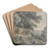 Landscape with sloping steps by John Laporte Art Drink Coaster set Landscape with sloping steps by John Laporte Art Drink Coaster set