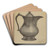 Pewter Water Pitcher by Arsen Maralian Art Drink Coaster set