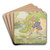 There was a little man. by Leonard Leslie Brooke Art Drink Coaster set There was a little man. by Leonard Leslie Brooke Art Drink Coaster set