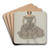Doll and Costume by Mary E. Humes Art Drink Coaster set
