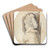 Study of a Lady by Henry Fuseli Art Drink Coaster set