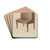 Writing Desk by Joe Brennan Drink Coasters - set of 4