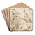Architectural Capriccio; A Vaulted Passageway by Francesco Guardi Art Drink Coaster set