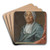 Brita Sneckenberg (1654-1737) by Olof Arenius Art Drink Coaster set Brita Sneckenberg (1654-1737) by Olof Arenius Art Drink Coaster set