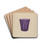 Tumbler by John Dana Drink Coasters - set of 4