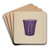 Tumbler by John Dana Art Drink Coaster set