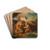 The Education Of Cupid by Jacques Dumont Drink Coasters - set of 4 The Education Of Cupid by Jacques Dumont Drink Coasters - set of 4
