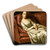 Portrait Of A Lady by John Singleton Copley Art Drink Coaster set