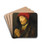 Old woman praying by Rembrandt van Rijn Drink Coasters - set of 4