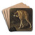 Missbildad hund by David Klcker Ehrenstrahl Art Drink Coaster set