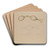 Lorgnette by Isidore Steinberg Art Drink Coaster set Lorgnette by Isidore Steinberg Art Drink Coaster set