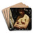 Female semi-nude by Wojciech Weiss Art Drink Coaster set