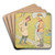 Simple Simon met a pieman. by Leonard Leslie Brooke Art Drink Coaster set