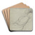 Henritte Roland Holst-van der Schalk, liggend in een stoel by Richard Nicolas Roland Holst Art Drink Coaster set Henritte Roland Holst-van der Schalk, liggend in een stoel by Richard Nicolas Roland Holst Art Drink Coaster set