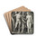Adam and Eve (The Fall of Man) by Albrecht Drer Drink Coasters - set of 4 Adam and Eve (The Fall of Man) by Albrecht Drer Drink Coasters - set of 4