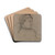 Femme Sommeillant by Paul Gauguin Drink Coasters - set of 4