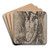 Naakte man met gesloten ogen by Lodewijk Schelfhout Art Drink Coaster set Naakte man met gesloten ogen by Lodewijk Schelfhout Art Drink Coaster set