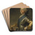 Frederik V, King of Denmark by Carl Gustaf Pilo Art Drink Coaster set
