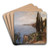 An der dalmatinischen Kste bei Ragusa by Emil Jakob Schindler Art Drink Coaster set