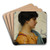 An Arcadian beauty by John William Godward Art Drink Coaster set