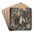 Prent, after Henri Victor Gabriel Le Fauconnier by Lodewijk Schelfhout Art Drink Coaster set Prent, after Henri Victor Gabriel Le Fauconnier by Lodewijk Schelfhout Art Drink Coaster set