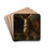 Christ on the cross by Eugne Delacroix Drink Coasters - set of 4 Christ on the cross by Eugne Delacroix Drink Coasters - set of 4