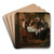 Supper at Emmaus by Jan Steen Art Drink Coaster set