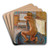 Femme au tub by Pierre Bonnard Art Drink Coaster set